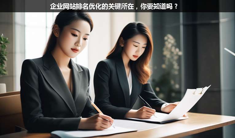 企業網站排名優化的關鍵所在，你要知道嗎？